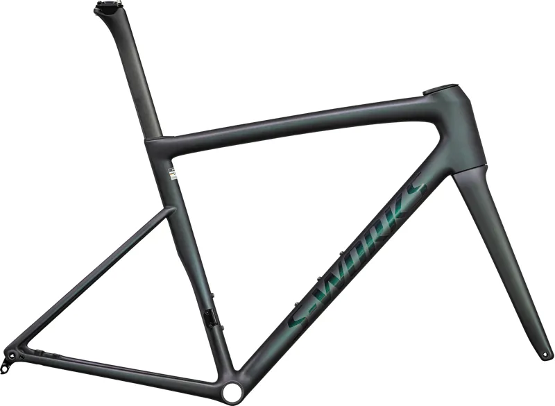 Specialized Tarmac SL8 S-Works Road Bike Frame Set 2023 Satin Carbon/Black Tint Over Chameleon Blend/Supernova